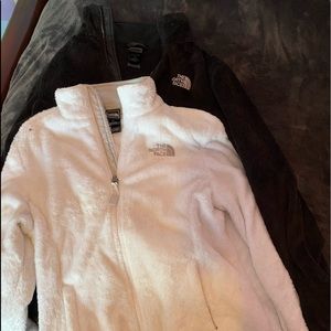 2 north face full zip jackets. both size small:)